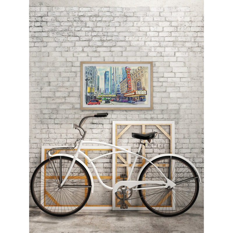Spectacular Chicago Cityscapes - Cadre photo, reproduction d'art sur papier, H 8 po x l 12 po x P 1,5 po