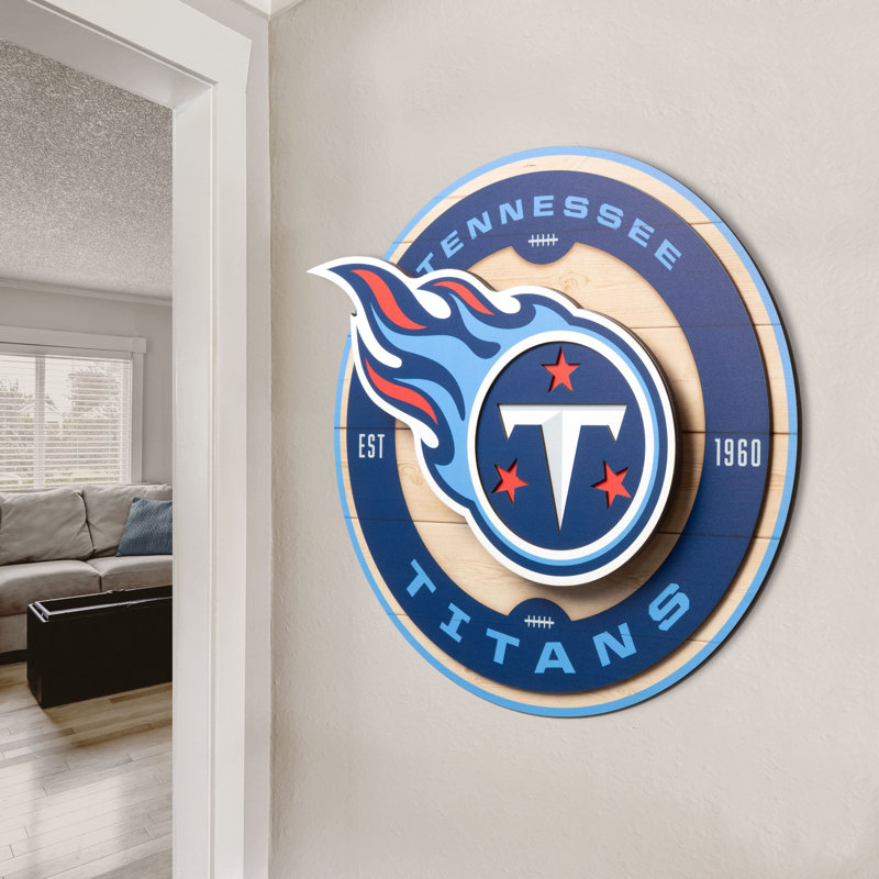 NFL Tennessee Titans 3DX Circle Wall Art