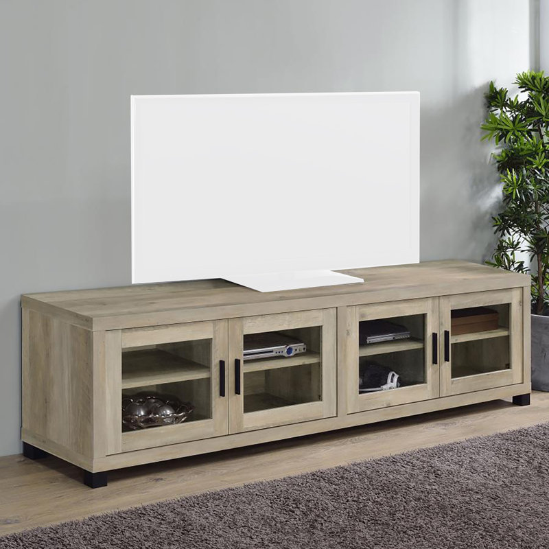 Meuble télé pour téléviseur de 88 po ou moins Greover, Pin antique
