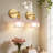 Battery Operated Tulip Wall Sconce Set Of 2 With Remote & Bulb, Dimmable Wireless Rechargeable Wall Lights (3 Color Temp & 12 Rgb) For Bedroom Living Room Hallway-123247237-123247239