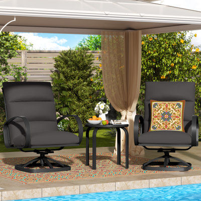 Seating Group, Swivel Rocking Chair with 5" Olefin Cushions