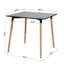 Acushnet Solid Wood Base Dining Table-1369777142