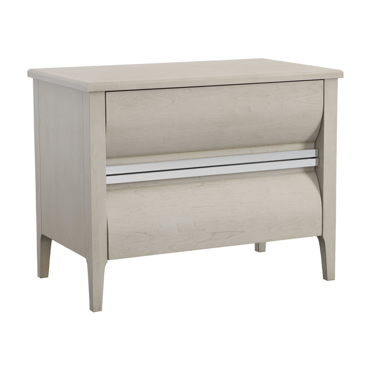 Solid Wood 2 - Drawer End Table