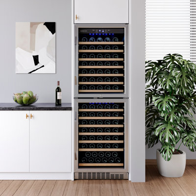 Réfrigérateur à vin autoportant à deux zones 23,44 po EdgeStar CWR1553DD