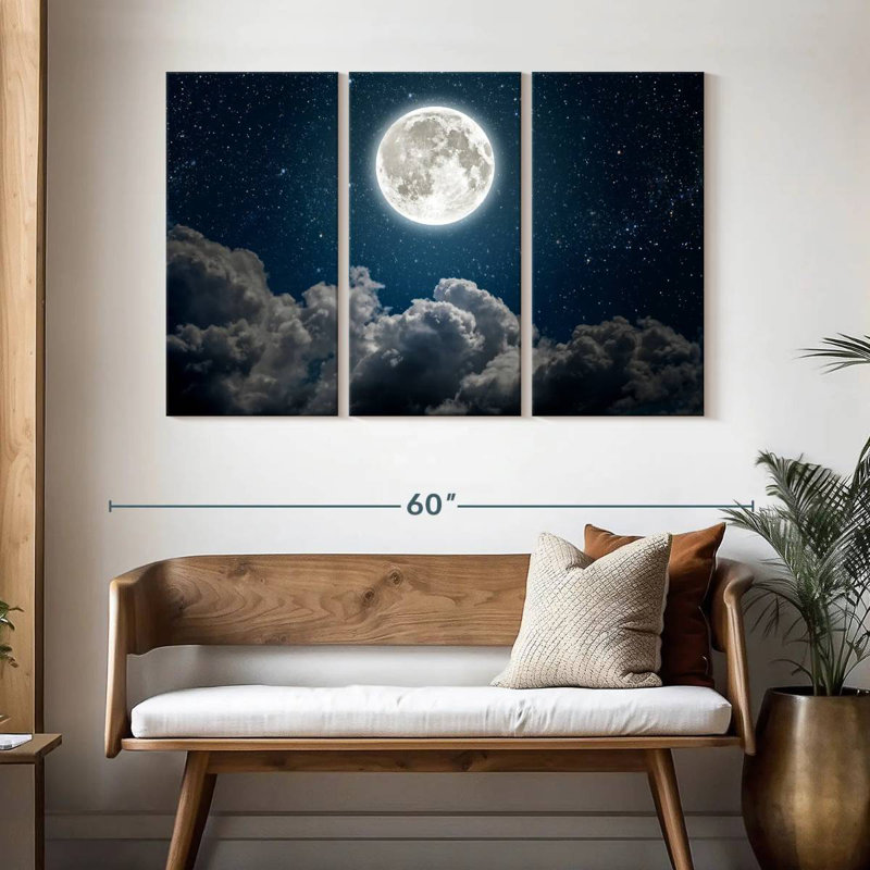 Oberle Beautiful Moon, 32" H x 50" W