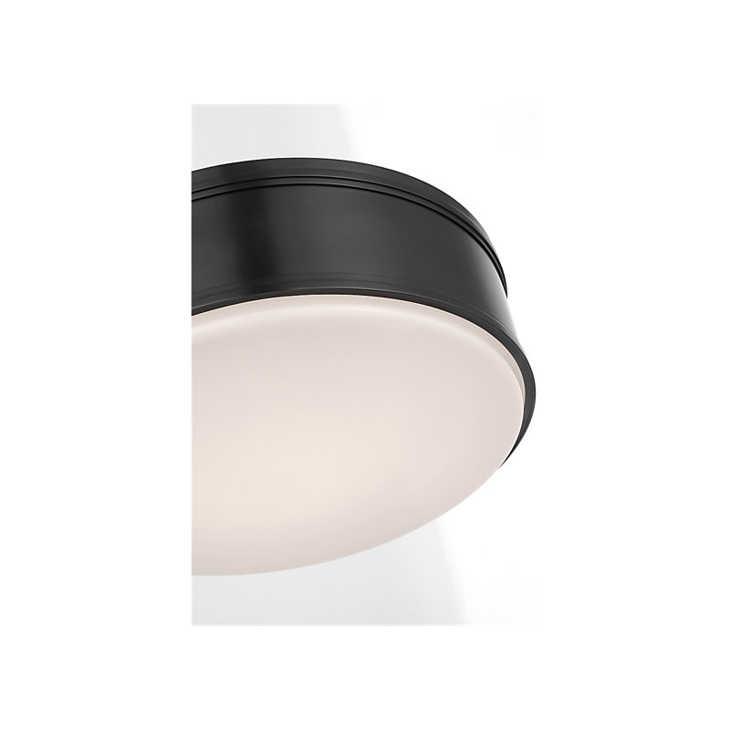 Chapman & Myers 1 - Light LED Flush Mount, Bronze