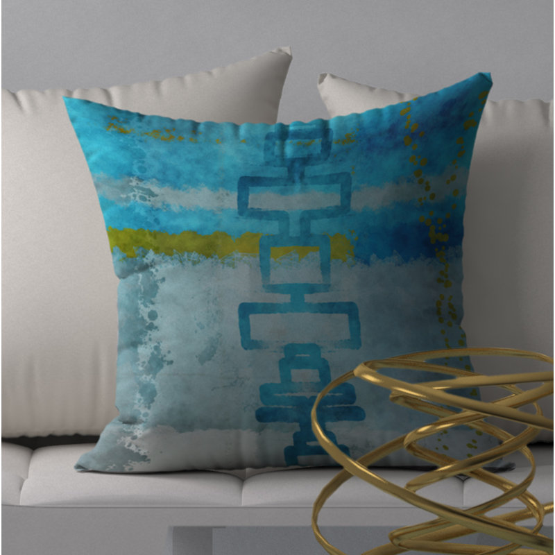 Housse de coussin carrée en épinette Jewel, 24" X 24"