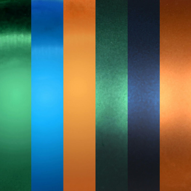 Assortiment d'ornements Gasperoni, H 3 po x l 3 po x P 3 po, Cuivre / bleu / vert