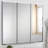 Bathroom Medicine Cabinet, Wall Mounted, Mirror, Clear Gloss-1778163864