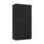 Armoire trois portes Clark, noir-282032611