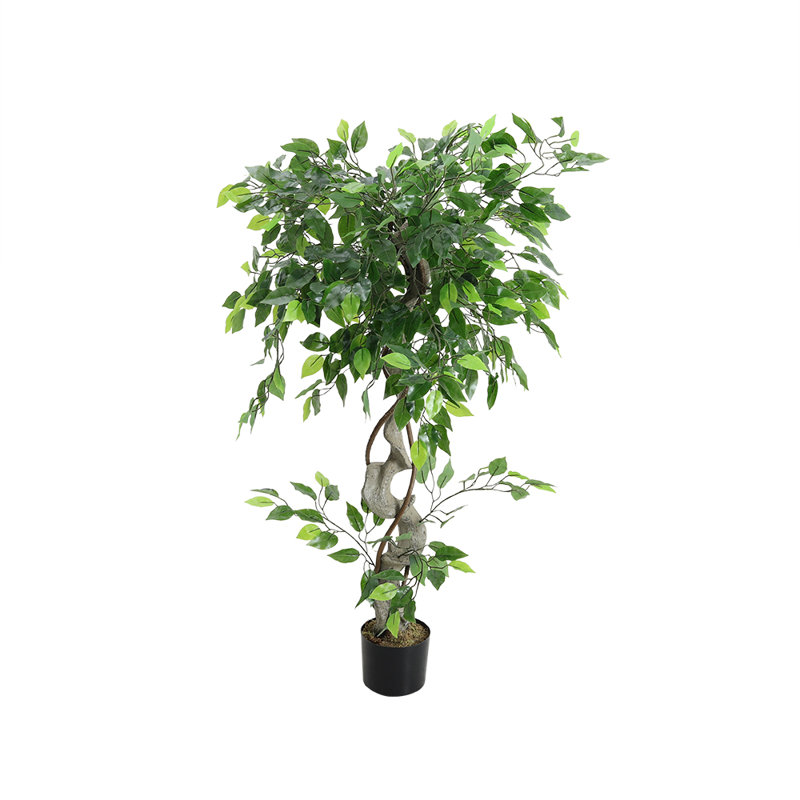 120cm Artificial Banyan Tree in Pot for Indoor Outdoor Decor