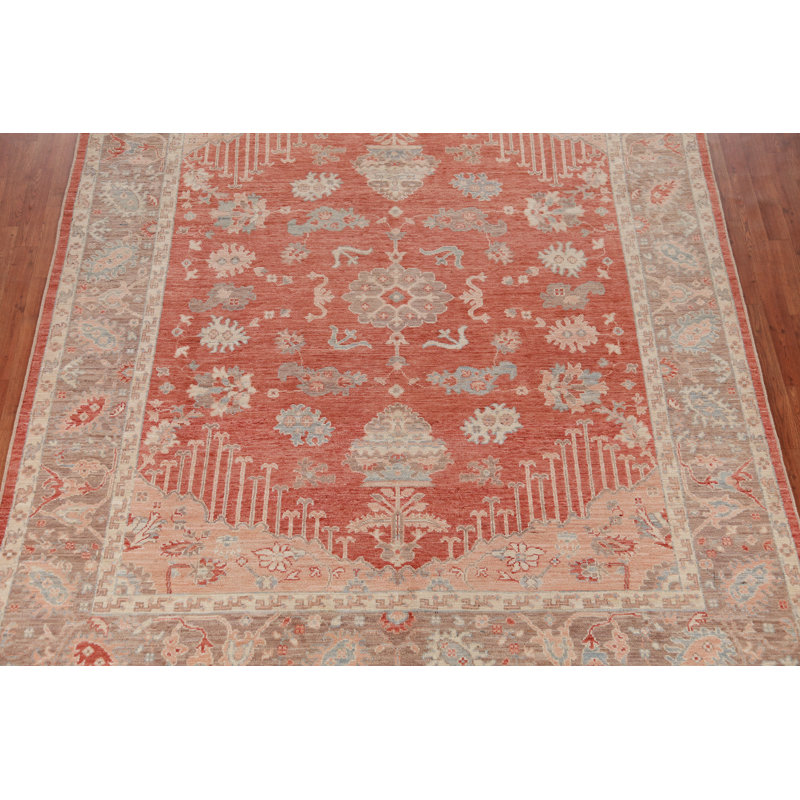 Vegetable Dye Oushak Turkish Area Rug 8x10
