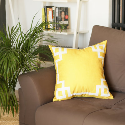 Geometric Reversible Pillow Cover
