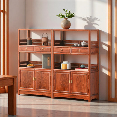 New Chinese Classic Minimalist Style Bookcase