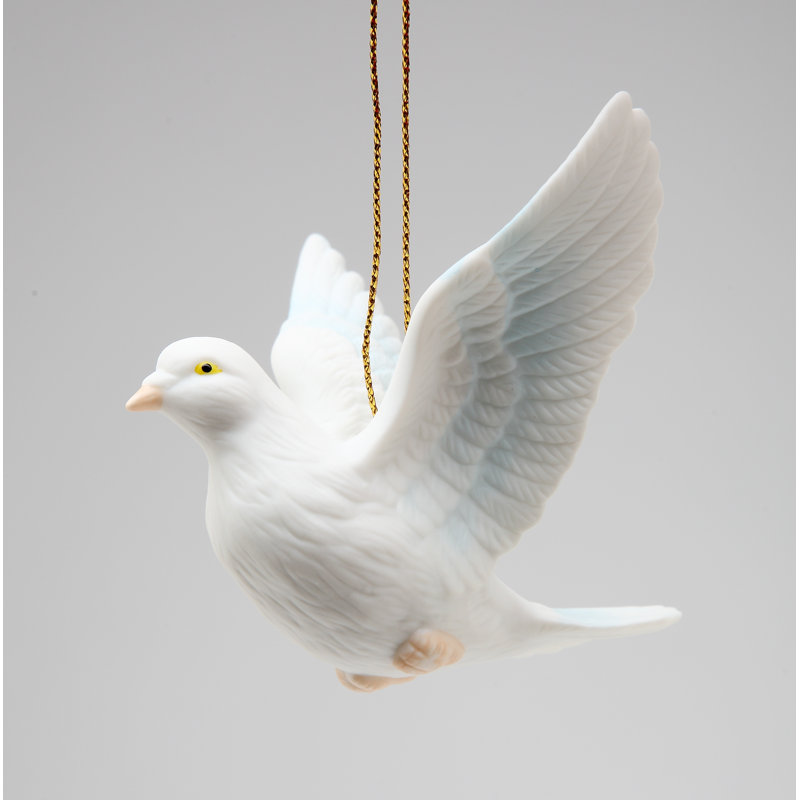 Fine Porcelain White Dove Ornament 