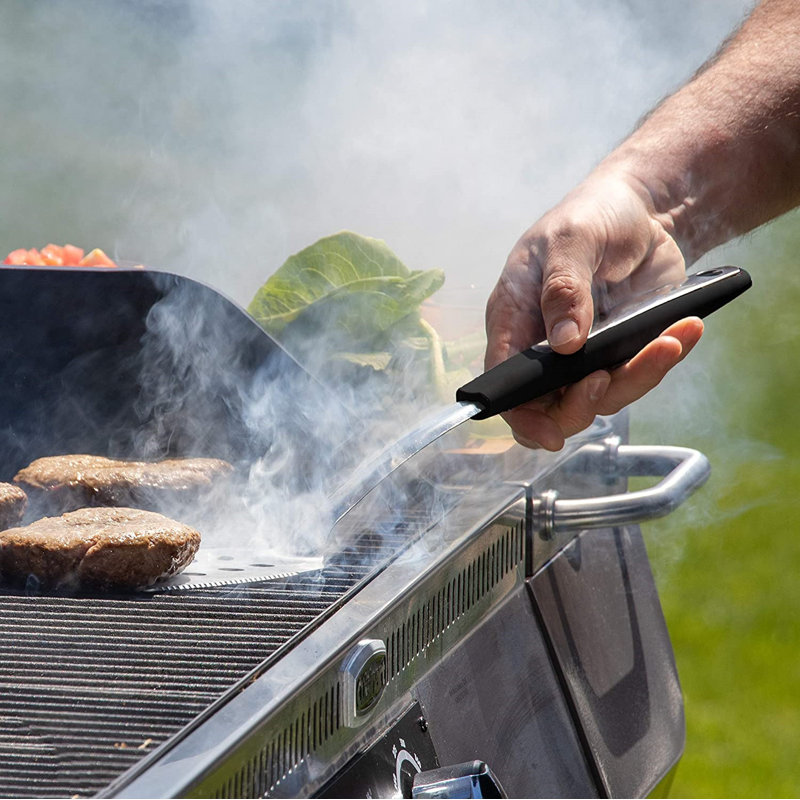 Ensemble d'outils de barbecue, Argent / noir