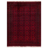 Hand-Knotted High-Quality Red Area Rug