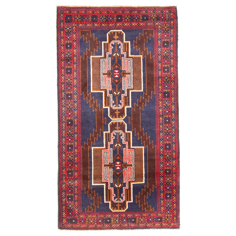 Teimani  Navy Rug 2'9" x 5'1"