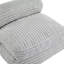Fauteuil à billes d'intérieur pliable, gris clair