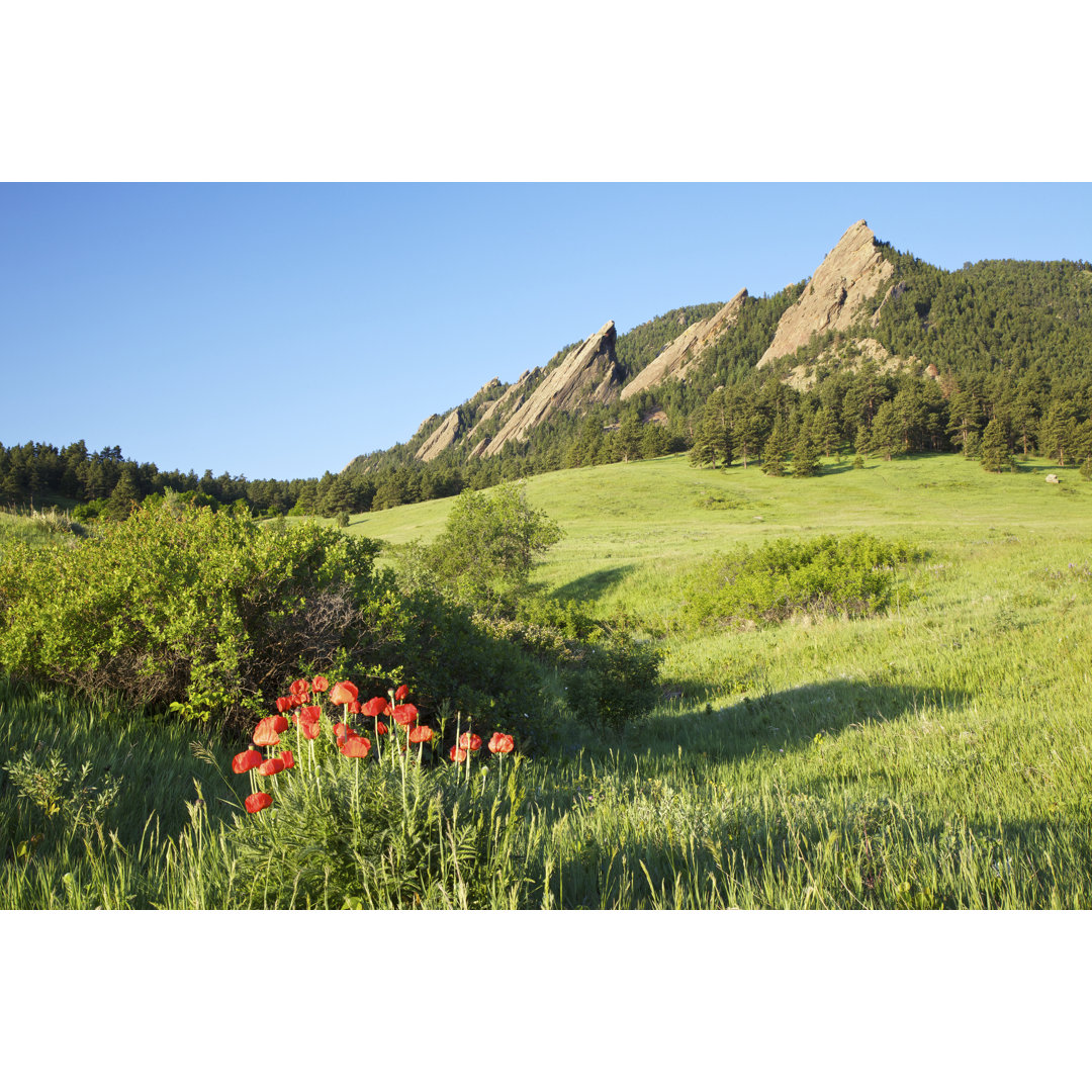 Boulder Colorado Flatirons von Beklaus - Druck