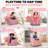 Roomy Kids' Recliner Chair with Cup Holder, Toddler Recliner With Push-Back Design, and Adjustable Footrest-89178679