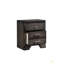 Table de chevet 2 tiroirs 1pc