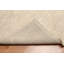 Tapis unique en laine noué à la main beige de 6 pi x 9 pi Nasyr
