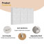 Armoire de rangement pour chaussures (ensemble de 3)