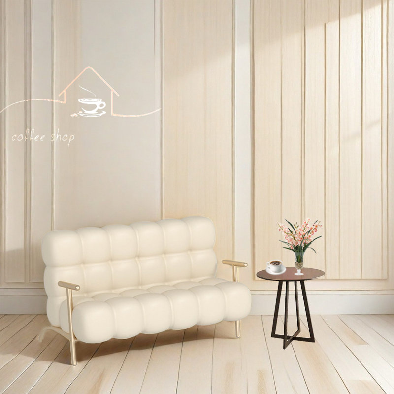 Daisymarie 47.2'' Faux Leather Settee