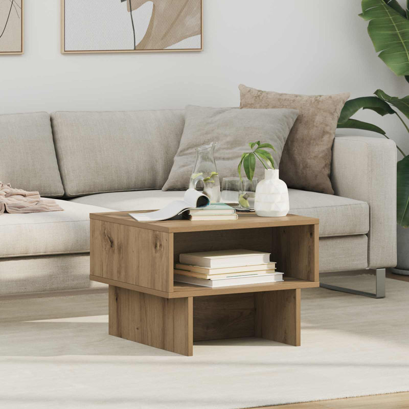 Coffee Table with Storage, 35cm. H x 48cm. L x 46cm. W, Artisan Oak