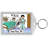 Personalized Name That Toon Nurse - Male Rhinestone Bordered Key Chain-106949224