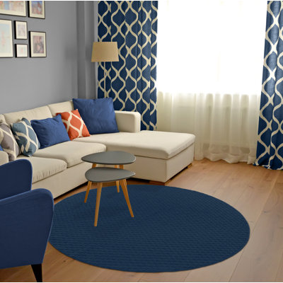 Tapis touffeté indigo