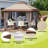 12'×12' Instant Pop-Up Gazebo with Waterproof Canopy, Mosquito Netting & Sidewalls – All-Weather Outdoor Party Tent for Patio, Garden, Backyard – Includes Wheeled Carry Bag-125226298-125226297