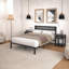 Ensemble de chambre à coucher en métal 3 pièces