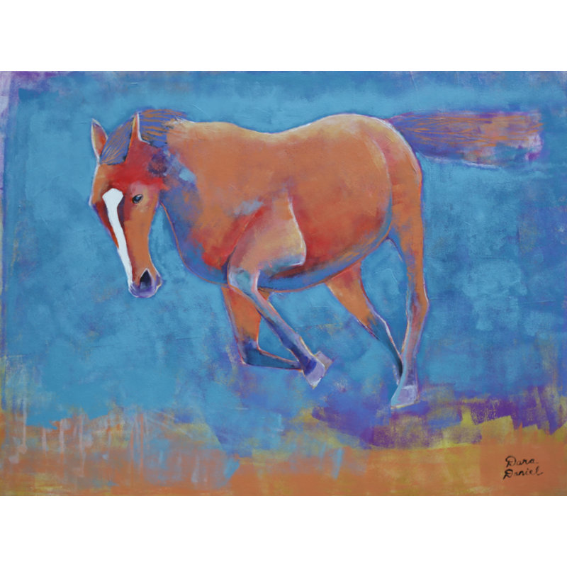 Reckless par Dara Daniel - peinture encadrée, H 17,25 po x l 21,25 po x P 0,875 po