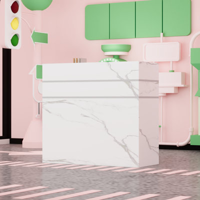 Reception Desk With Lockable Drawers Reception Counter Office Front Desk
