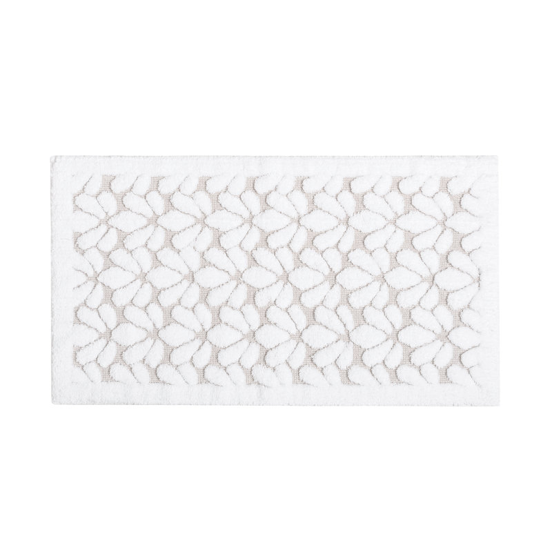 Grace Floral Bath Rug, 20" W x 31" L