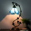 Lampe Tiffany antique en bronze 21 po Alfonsa-1758296826