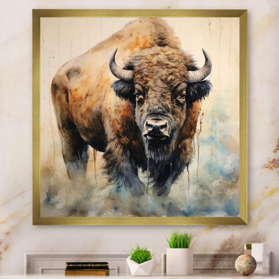 Buffalo Majesty - Buffalo/Bison Framed Prints