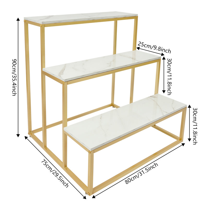 3 Tier Display Table Purse Display Stand Handbag Display Stand
