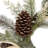 24"D Christmas Flocked Pinecone & Antler Wreath-1493847653