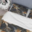 Ensemble de housse de couette abstraite en polyester peint à la main en marbre acrylique-93270944-112917712