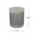 Outdoor Lightweight End Table Round Concrete Outdoor Side Table(Only Including Table)
