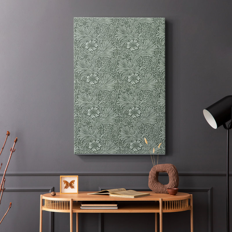 Impression abstraite rétro Cxxix - galerie enveloppée de cavas, H 18 po x l 12 po