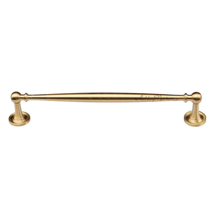 Poignée d'armoire Rhode, Laiton satiné, 8"