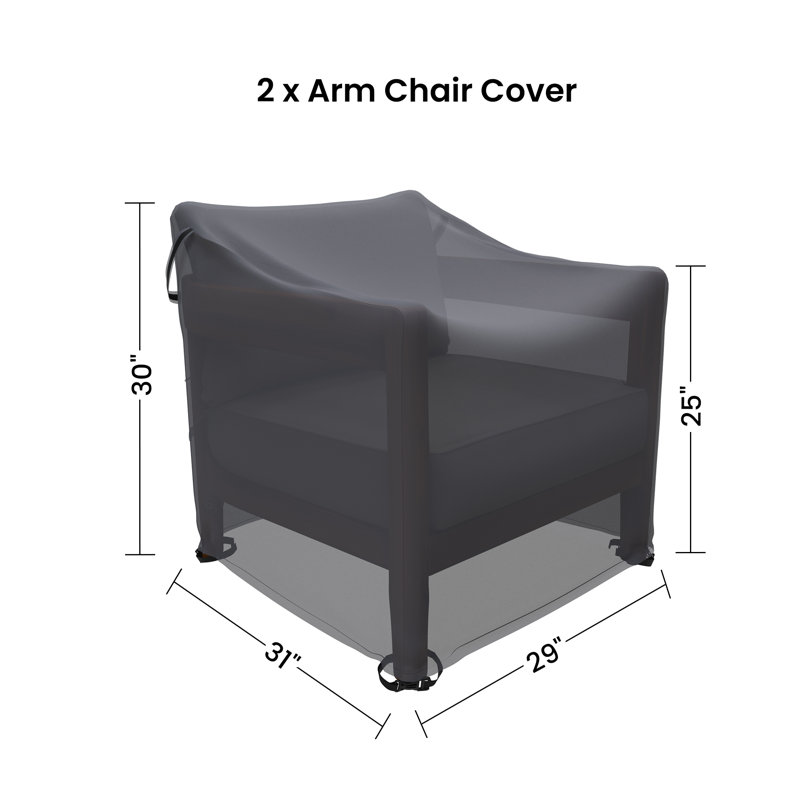Lorene Outdoor Acacia Wood Lounge Chair Covers