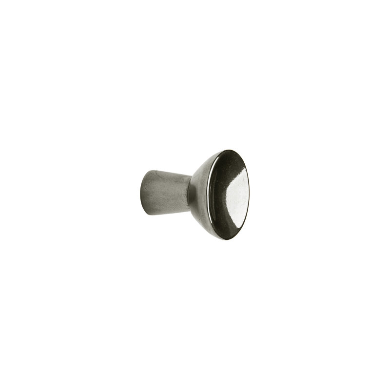 Brut Bronze Round Knob, Silicon Bronze Dark Lustre