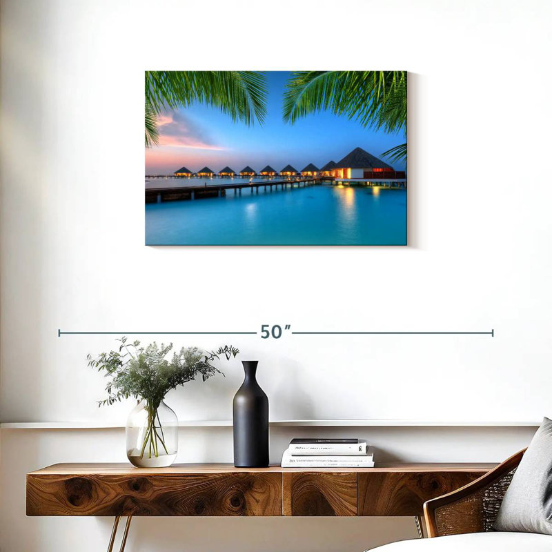 Bungalow Aletra Maldives Water, H 20 po x l 30 po