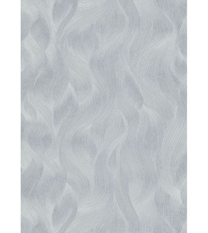 33' L x 21" W Textured Non-Pasted Wallpaper Roll, Grey/Silver