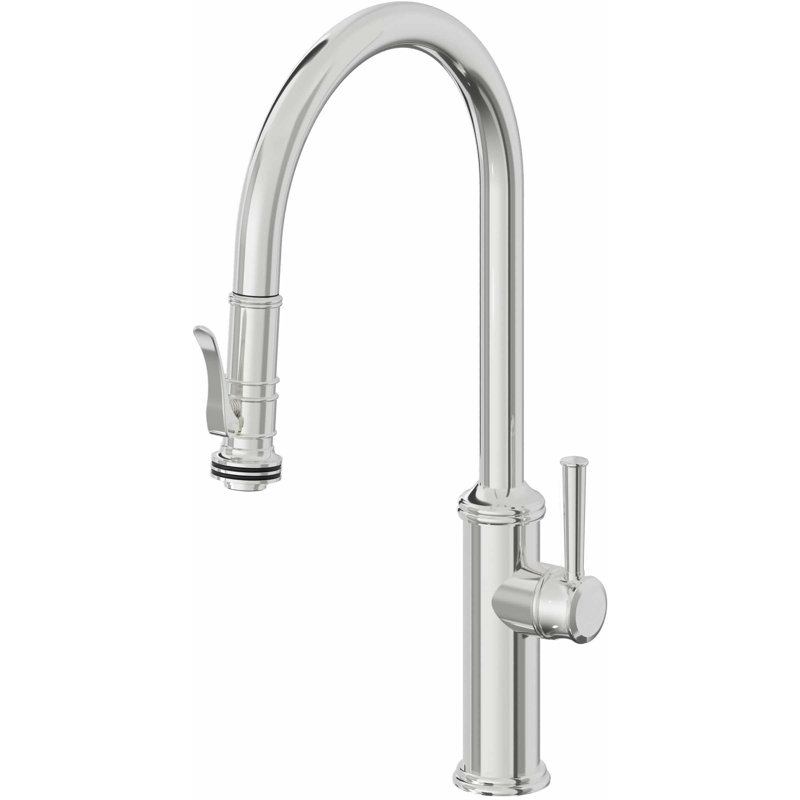 Davoli Kitchen Faucet, Polished Chrome